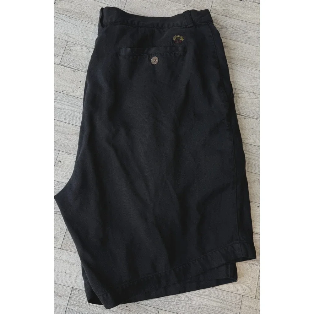 Tommy Bahama Silk Shorts Mens Size 38 Pockets Lightweight Outdoors Chino Black